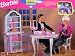 Barbie - Dining Room Playset - Folding Pretty House - 1997 Arcotoys, Mattel
