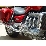 Jardine Rumbler Chrome 3:2 Full Exhaust System Muffler Triumph Rocket 3 05-10 by Jardine