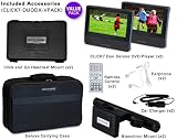 Nextbase CLICK 7 DUO DELUXE - Dual Screen Dual Portable DVD Players with Stanchion Mount - All Region - 110 - 240V