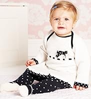Autograph Bow Feature Dress & Tights Outfit with Cashmere