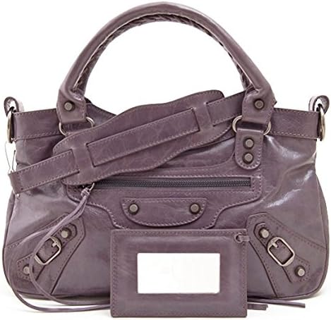 Lush Leather Small Biker Muted Plum Bag