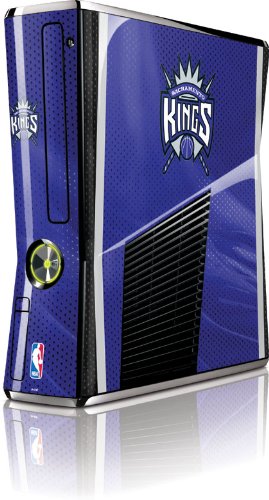 Skinit Sacramento Kings Away Jersey Vinyl Skin for Microsoft Xbox 360 Slim (2010)