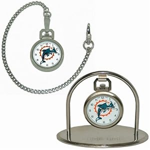 Miami Dolphins Pocket Watch