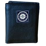 Seattle Mariners Genuine Leather Tri-fold Wallet
