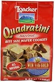Loacker Quadratini Hazelnut Wafer Cookies, 8.82-Ounce Packages (Pack of 8)