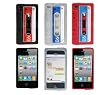 3pcs Classic Cassette Tape Silicone Case for Iphone 4 4g