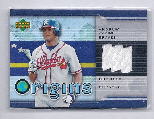 2005 Upper Deck Origins Game Used Jersey #AJ Andruw Jones Atlanta Braves