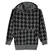 Boys' Mossimo® Houndstooth Hoodie - Gray/ Black