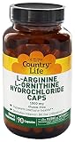 UPC 015794010364 product image for Country Life - L-Arginine/L-Orn, 1000 mg, 90 capsules | upcitemdb.com