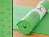 YogaRat Nontoxic Butterfly Print Yoga Mat
