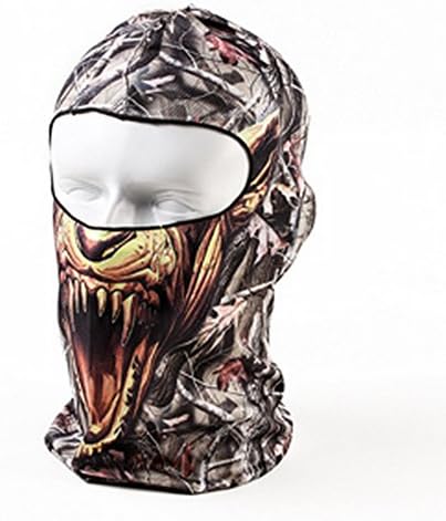 3D Cycling Bicycle Sports Outdoor Ski Snowboard Motorcycle Skull Cap Helmet Balaclava Headgear Hats Protect Full Face Mask (19)