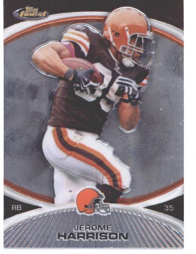 2010 Topps Finest Football Card #25 Jerome Harrison Cleveland Browns