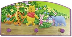 Winnie the Pooh and Friends 3-peg Coat rack