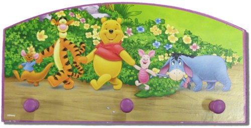 Winnie the Pooh and Friends 3-peg Coat rack