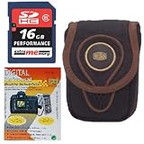 * Photoprimus* Casio Exilim EX-Z300 / Z330 Zubehör Sparset 3-3 beinhaltet: Bilora 204 Display-Schutzfolie, ExtreMemory SDHC Card Performance 16 GB Speicherkarte und Kamera - Schutztasche Bilora 232-100 Rodeo 2 Schwarz!