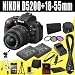 Nikon D5200 24.1 MP CMOS Digital SLR with 18-55mm f/3.5-5.6 AF-S DX VR NIKKOR Zoom Lens (Black) + TWO EN-EL14 Replacement Lithium Ion Battery w/ External Rapid Charger + 32GB SDHC Class 10 Memory Card + 52mm 3 Piece Filter Kit + Mini HDMI Cable + Carrying Case + Full Size Tripod + SDHC Card USB Reader + Memory Card Wallet + Deluxe Starter Kit DavisMAX Bundle