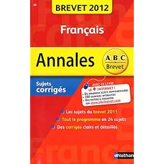 Fran�ais Brevet : Sujets corrig�s