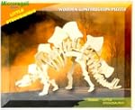 Puzzle 3D in Legno Dinosauro STEGOSAU...