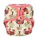 Sigzagor Baby Diaper Cover Nappy One Size 8lbs to 36lbs For Girls (Elephant Tree)