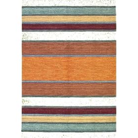 6'7 x 9'8 Hand Tufted Wool Gabbeh Rug