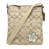 COACH Signature Floral Applique Swingpack Crossbody 49307