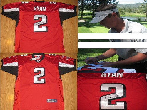 MATT RYAN ATLANTA FALCONS,BOSTON COLLEGE,SIGNED,AUTOGRAPHED,AUTHENTIC JERSEY,COA WITH PROOF