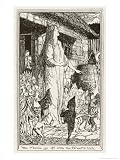 Fairies Abduct a Farmer's Wife Giclee Poster Print