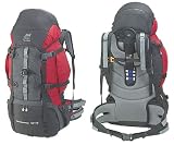 JUST IN RED COLORED 6,000 CuIn HIGH PEAK KATHMANDU INTERNAL FRAME BACKPACK