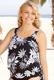 Beach Belle® Midnight Bouquet Size Swimsuit