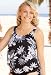 Beach Belle® Midnight Bouquet Blouson Tankini Top