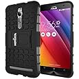 ASUS ZenFone 2 ZE550ML/ZE551ML Case - HOTCOOL Heavy Duty Rugged Dual Layer Armor with Kickstand Cover Case For ASUS Zenfone 2 ZE550ML/ZE551ML(Will Not Fit ZE500CL Model), Black