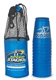 Speed Stacks Competition Cups Metallic Blue with Blue Bag