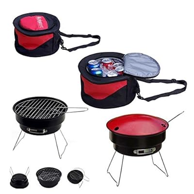 Portable Cooler Bag BBQ Grill Combo Outdoor Barbecue Grilling Camping Tailgating -MP#GH4498 349Y49HBRG9137410