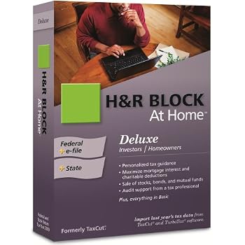 Set A Shopping Price Drop Alert For H&R Block At Home 2009 Deluxe Federal + State + eFile [OLD VERSION]