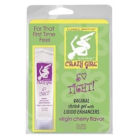 Crazy Girl So Tight Vaginal Shrink Creme with Libido Enhancers, .5oz Tube