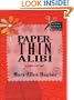 Paper-thin Alibi: A Craft Corner Mystery (Wheeler Large Print Cozy Mystery)