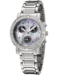 Invicta Womens 0610 Wildflower Collection Diamond Chronograph Watch