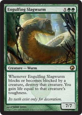 Magic: the Gathering - Engulfing Slagwurm - Scars of Mirrodin On Sale