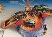 Search : Hot Wheels Monster Jam Crash & Smash Stadium with 3 Vehicles Included