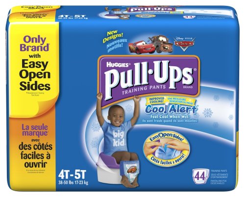 Discount Huggies Pull-Ups Training Pants with Cool Alert, Boys, 4T-5T, 44 Count