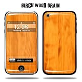 Apple iPhone Protective Vinyl Skin 3G/3GS 8GB 16GB 32GB - Birch Wood Grain