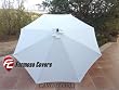 Replacement Umbrella Canopy for 9ft 8 Ribs Off White (Canopy Only)