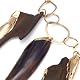 Gold Dipped Horn & Wood Necklace by Leju||RF10F