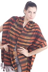 Multi Vibrant Fantastic Stripe Super Soft Viscose Pashmina Shawl Stole Wrap (76