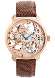 Akribos XXIV Men's 'Davinci' Rose Gold-Tone Mechanical Watch #AK406RG