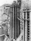 1934 WPA CONSTRUCTION BOULDER HOOVER DAM TOWER PHOTO