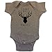 Rabbit Skins I Like Big Racks Hunting Baby Bodysuit Black Vinyl