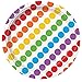 Rainbow Party Dessert Plates, 8ct (3 pack)