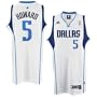 Josh Howard Jersey: adidas White Swingman #5 Dallas Mavericks Jersey