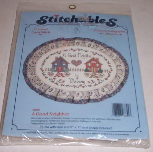 A Good Neighbor Stitchables Cross Stitch Kit